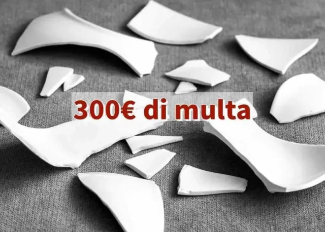 Recogida selectiva, ¿dónde se tira la cerámica? Atención: multa de hasta 300 euros