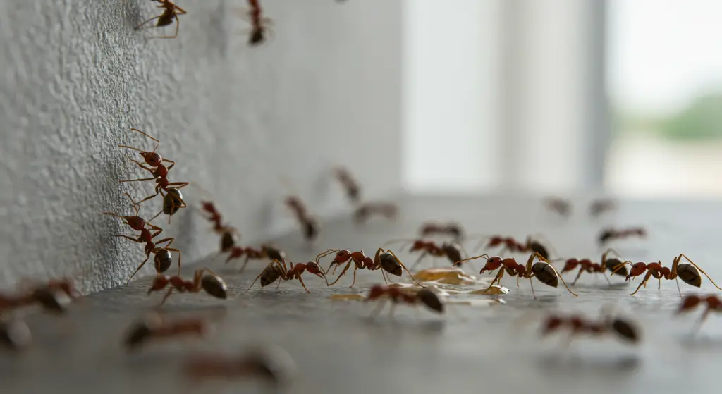Ants in the house, where do they come from: they come out right from here