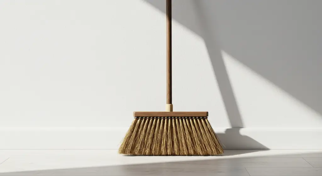 He climbs onto a broom, and once he tries, he can’t stop: what happens at home?