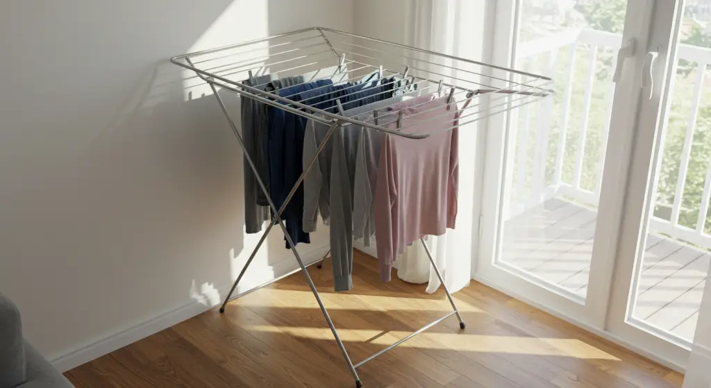 Laundry drying with the ERS method: it’s never been so quick and economical.