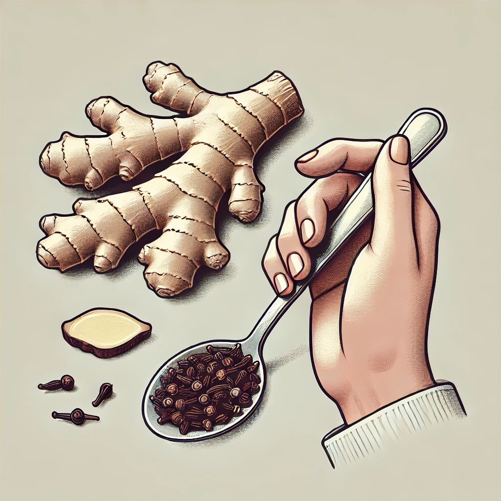 Mix ginger with cloves, Thank me later!