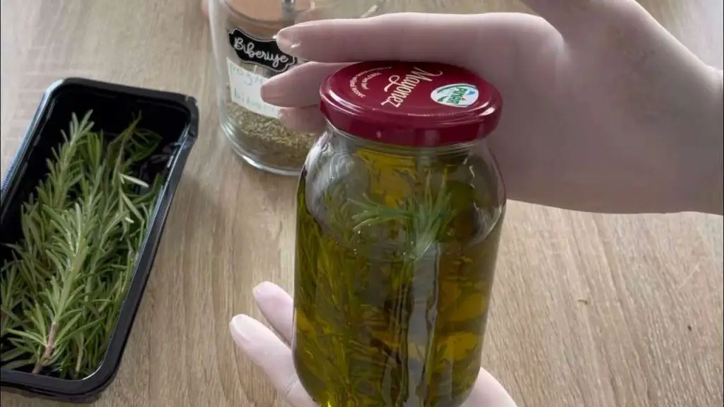 Put some rosemary with oil in a jar: you will want to do this every night