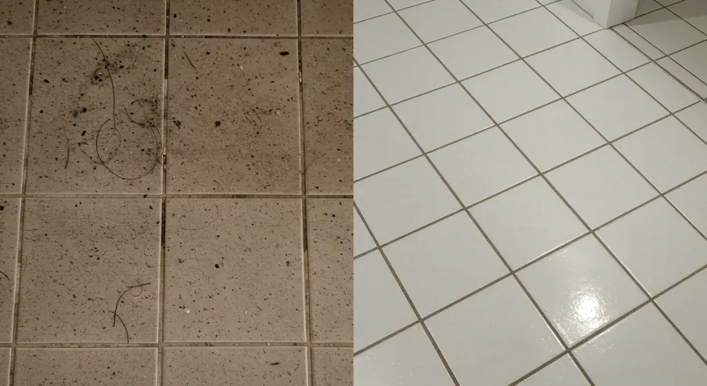 Shiny and shiny floors, pour half a cup on the floor: never had it like this